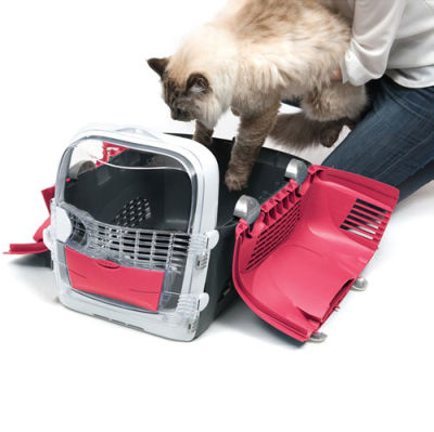 Catit Design Cabrio Multi-Functional Carrier For Cats and Small Breed Dogs Grey