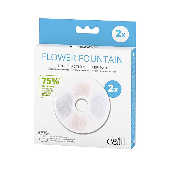 Catit Flower Fountain Su Sebili Yedek Filtreleri 2'li Paket - 1