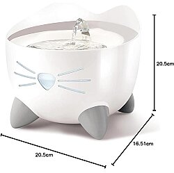Catit Pixi Fountain Led Işıklı Çelik Hazneli Otomatik Su Sebili 2,5 Lt - 7