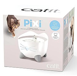 Catit Pixi Fountain Led Işıklı Çelik Hazneli Otomatik Su Sebili 2,5 Lt - 4