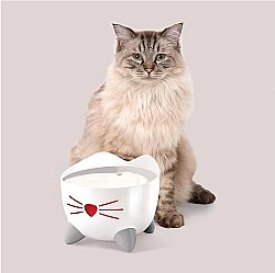 Catit Pixi Fountain Led Işıklı Çelik Hazneli Otomatik Su Sebili 2,5 Lt - 8