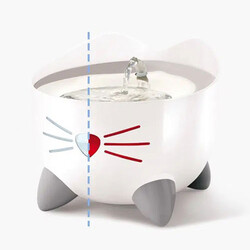 Catit Pixi Fountain Led Işıklı Çelik Hazneli Otomatik Su Sebili 2,5 Lt - 6