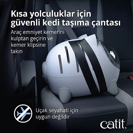 Catit Pixi Mio Kedi Yatağı ve Taşıma Çantası 52 x 35 x 38,6 Cm - 7