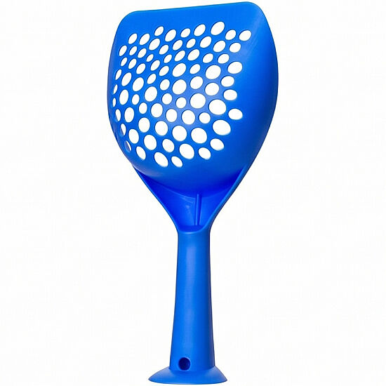 Catit Plastic Blue Cat Litter Scoop for Silica Cat Litter - 2