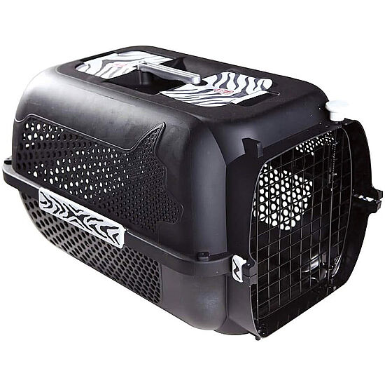 Catit Voyageur Kedi Taşıma Çantası 56x38x30 Cm - Siyah / Zebra - Medium - 2
