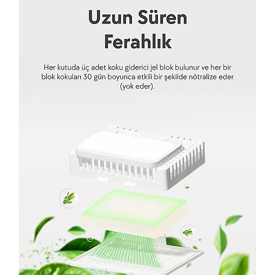 CATLINK Tüm Kedi Tuvaletleri İçin C70 Koku Giderici - 3'lü Paket - 2
