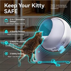 Catlink Yapay Zekâlı Otomatik Kedi Tuvaleti - Scooper - Thumbnail