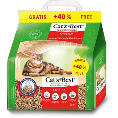 Cats Best Öko Plus Natural Cat Litter 5 Lt. - 1