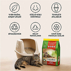 Cats Best Original Naturel Kedi Kumu 10 Lt - 2