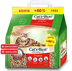 Cats Best Original Naturel Kedi Kumu 5 Lt + 2 Lt - Cats Best