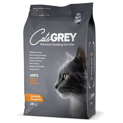 Cats Grey Vanilya Aromalı Bentonit Topaklanan Kedi Kumu 16 Kg - Thumbnail