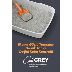 Cats Grey Vanilya Aromalı Bentonit Topaklanan Kedi Kumu 16 Kg - Thumbnail