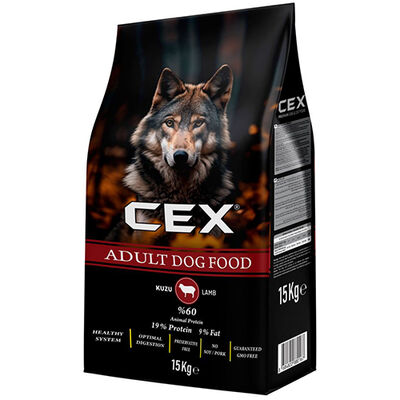 Cex Kuzu Etli Yetişkin Köpek Maması 15 Kg