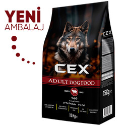 Cex Kuzu Etli Yetişkin Köpek Maması 15 Kg - Thumbnail