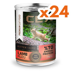 Cex Pate Kitten Tahılsız Kuzu Etli Yavru Kedi Konservesi 415 Gr x 24 Adet - Cex
