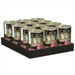 Cex Pate Kuzulu Yavru Tahılsız Köpek Konservesi 400 Gr x 12 Adet - Cex