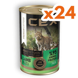 Cex - Cex Pate Kuzulu Yetişkin Tahılsız Kedi Konservesi 415 Gr x 24 Adet Cex - Cex Pate Kuzulu Yetişkin Tahılsız Kedi Konservesi 415 Gr x 24 Adet