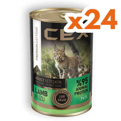 Cex Pate Kuzulu Yetişkin Tahılsız Kedi Konservesi 415 Gr x 24 Adet Cex Pate Kuzulu Yetişkin Tahılsız Kedi Konservesi 415 Gr x 24 Adet