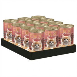 Cex Parça Etli Kitten Tahılsız Tavuklu Yavru Kedi Konservesi 400 Gr x 12 Adet - Cex