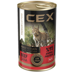 Cex Pate Biftekli Tahılsız Kedi Konservesi 415 gr x 24 Adet - 2