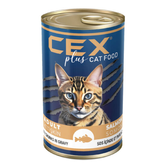 Cex Parça Etli Tahılsız Balıklı Kedi Konservesi 400 Gr - 1