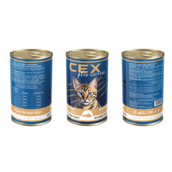 Cex Parça Etli Tahılsız Balıklı Kedi Konservesi 400 Gr - 2