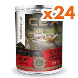Cex Pate Tahılsız Dana Etli Köpek Konservesi 415 Gr x 24 Adet - Cex