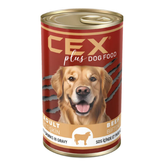 Cex Parça Etli Tahılsız Dana Etli Köpek Konservesi 400 Gr - 1