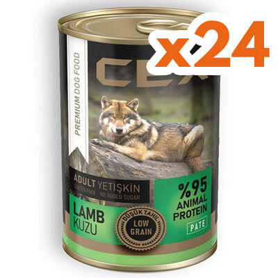 Cex Pate Tahılsız Kuzulu Köpek Konservesi 415 Gr x 24 Adet - 1