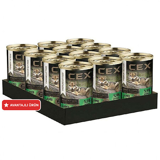 Cex Pate Tahılsız Kuzulu Köpek Konservesi 415 Gr x 12 Adet - 1