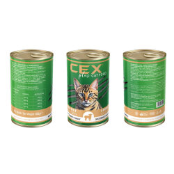 Cex Parça Etli Tahılsız Kuzulu Kedi Konservesi 400 Gr - 2
