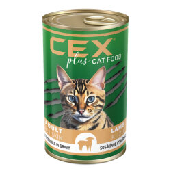 Cex Parça Etli Tahılsız Kuzulu Kedi Konservesi 400 Gr - Cex