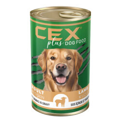 Cex Parça Etli Tahılsız Kuzulu Köpek Konservesi 400 Gr - Cex