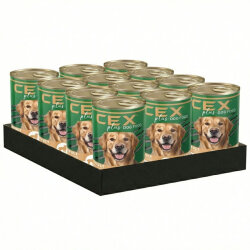 Cex Parça Etli Tahılsız Kuzulu Köpek Konservesi 400 Gr x 12 Adet - Cex