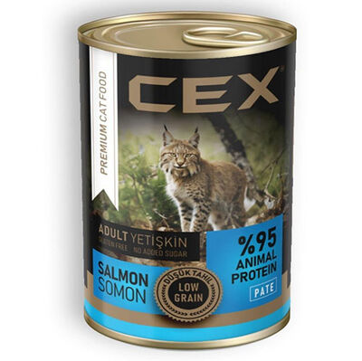 Cex Pate Somonlu Yetişkin Tahılsız Kedi Konservesi 415 Gr