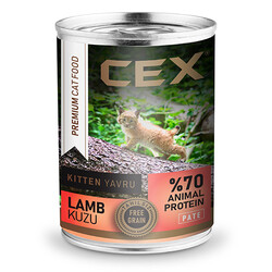Cex - Cex Pate Kitten Tahılsız Kuzulu Yavru Kedi Konservesi 415 Gr