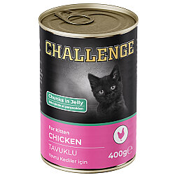 Challenge Kitten Tavuklu Yavru Kedi Konservesi 400 Gr x 12 Adet - 2