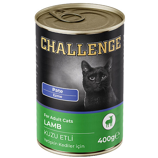 Challenge Kuzu Etli Pate Kedi Konservesi 400 Gr x 12 Adet - 2