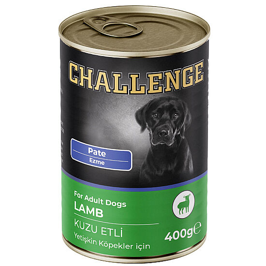 Challenge Kuzu Etli Pate Köpek Konservesi 400 Gr x 12 Adet - 2