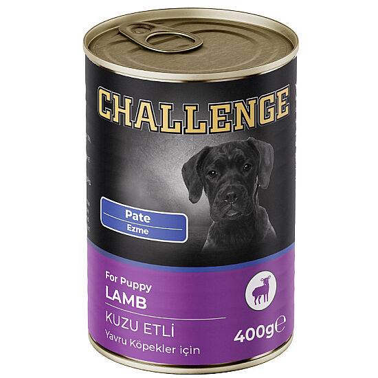 Challenge Kuzu Etli Pate Yavru Köpek Konservesi 400 Gr - 1