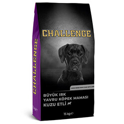 Challenge Puppy Large Breed Kuzu Etli Büyük Irk Yavru Köpek Maması 15 Kg + 5 Adet Challenge 400 Gr Konserve - 2
