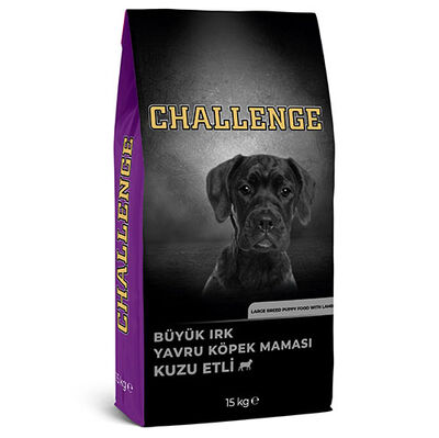 Challenge Puppy Large Breed Kuzu Etli Büyük Irk Yavru Köpek Maması 15 Kg