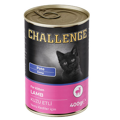Challenge Pate Kitten Kuzu Etli Yavru Kedi Konservesi 400 Gr