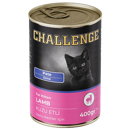 Challenge Pate Kitten Kuzu Etli Yavru Kedi Konservesi 400 Gr x 12 Adet - 2
