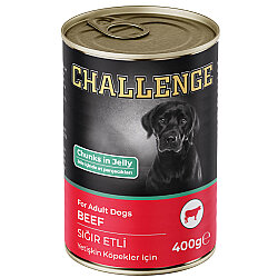 Challenge Sığır Etli Jöle Et Parçalı Köpek Konservesi 400 Gr - Challenge