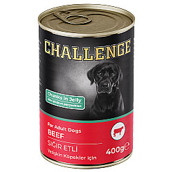 Challenge Sığır Etli Jöle Et Parçalı Köpek Konservesi 400 Gr - Challenge
