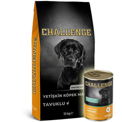 Challenge Tavuk Etli Yetişkin Köpek Maması 15 Kg + 5 Adet Challenge 400 Gr Konserve - Challenge