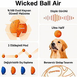 Cheerble Akıllı İnteraktif Köpek Oyuncağı - Turuncu 7 Cm - 5