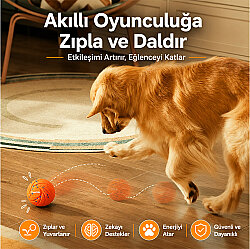 Cheerble Akıllı İnteraktif Köpek Oyuncağı - Turuncu 7 Cm - 3