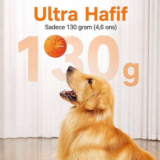 Cheerble Akıllı İnteraktif Köpek Oyuncağı - Turuncu 7 Cm - Köpek